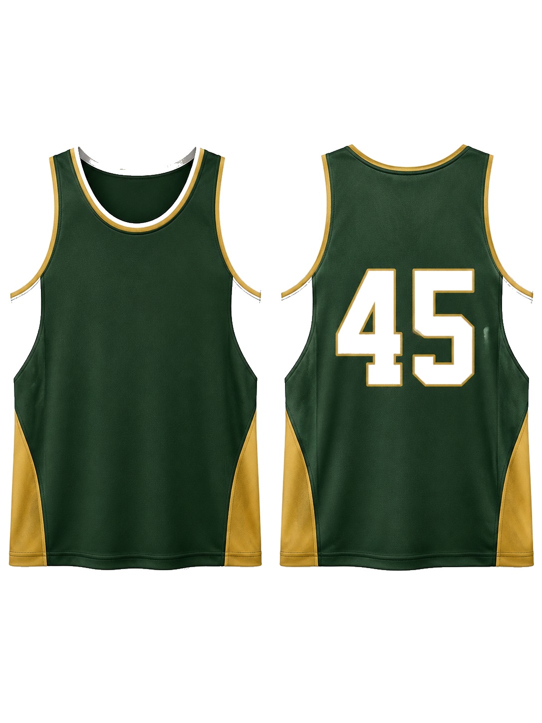 Custom Tank Tops Green Gold Tank Top manufactured by Velnox Wear