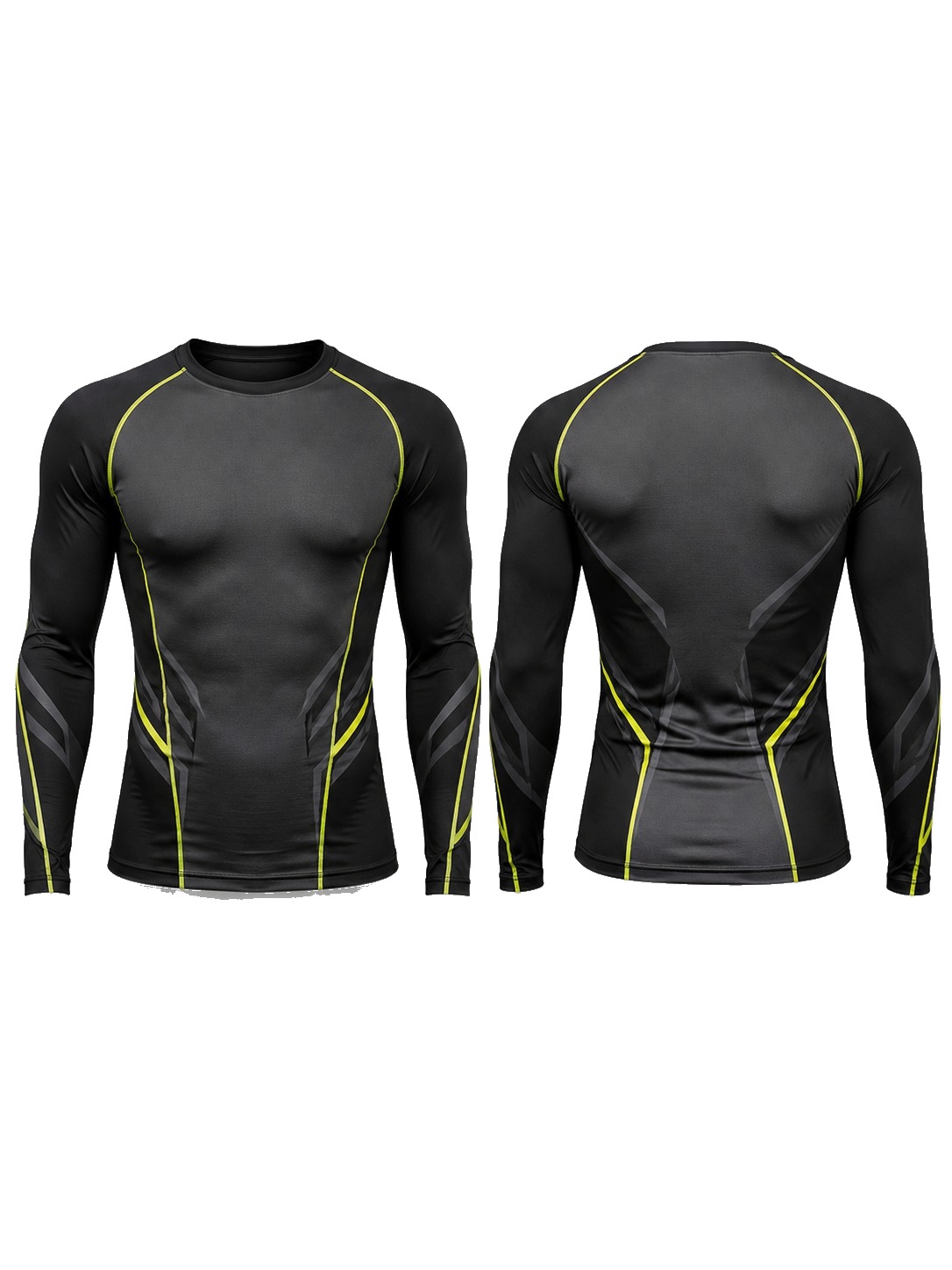 Custom Rash Guards Black Compression Shirt manufactured by Velnox Wear